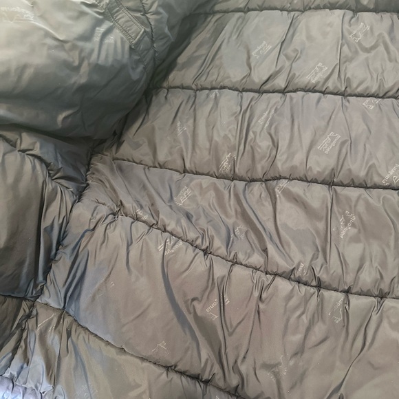 VTG 90s Women’s Sz:M Patagonia Blue Parka Jacket Hooded Puffer Insulated zip - Picture 11 of 16